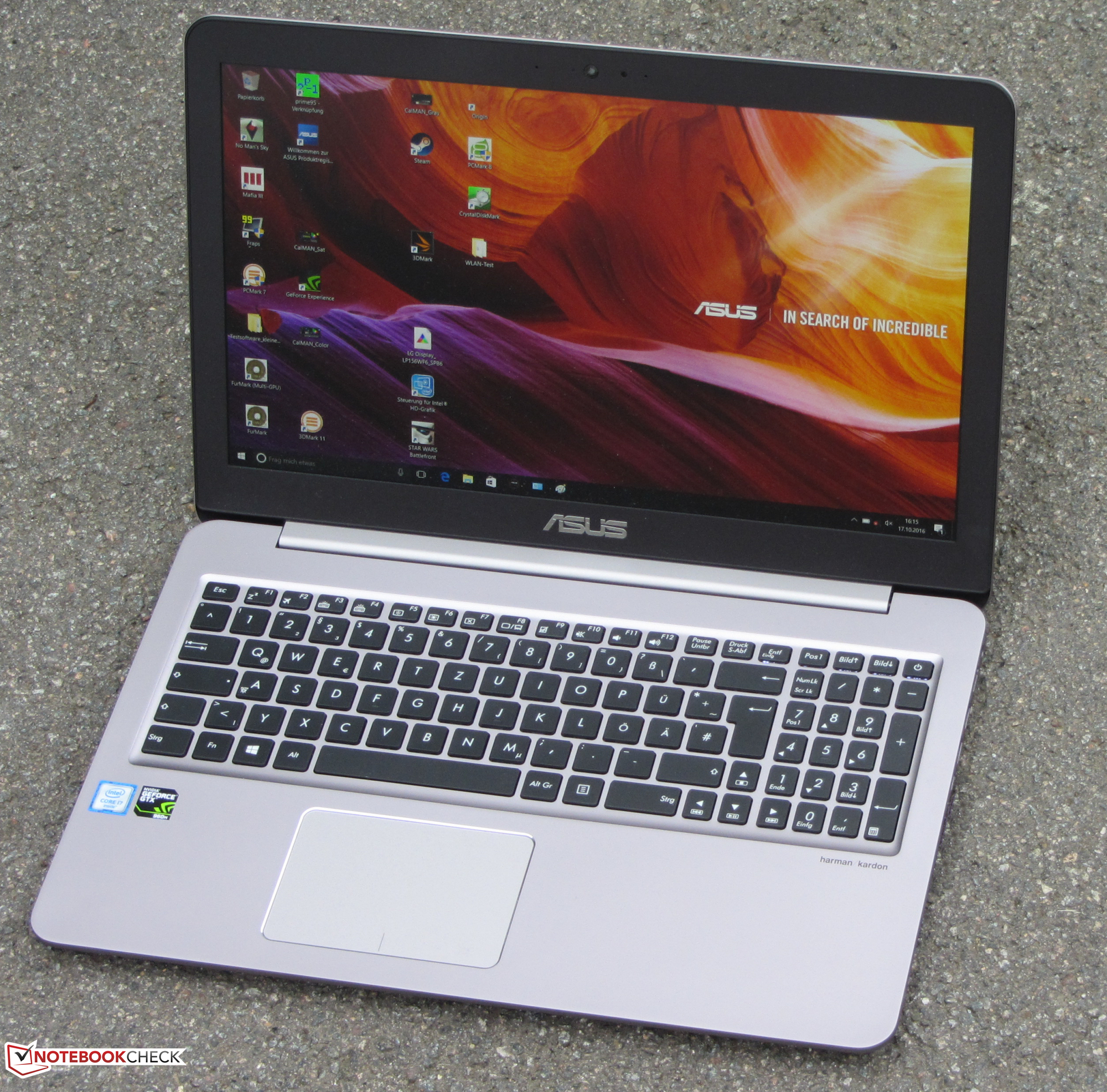 Review of the budget multimedia notebook ASUS X756UQ-TY366T