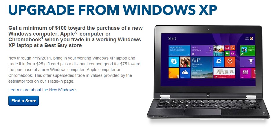 Best Buy Windows Xp Trade In Program