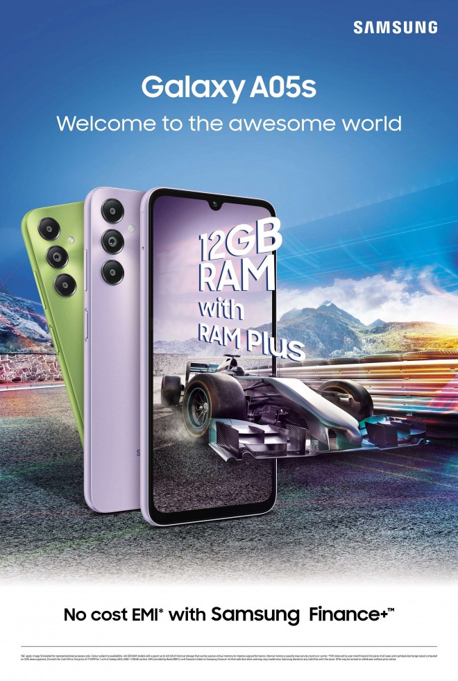 The Galaxy A05s is hyped ahead of its latest launch. (Source: Samsung via Times of India)