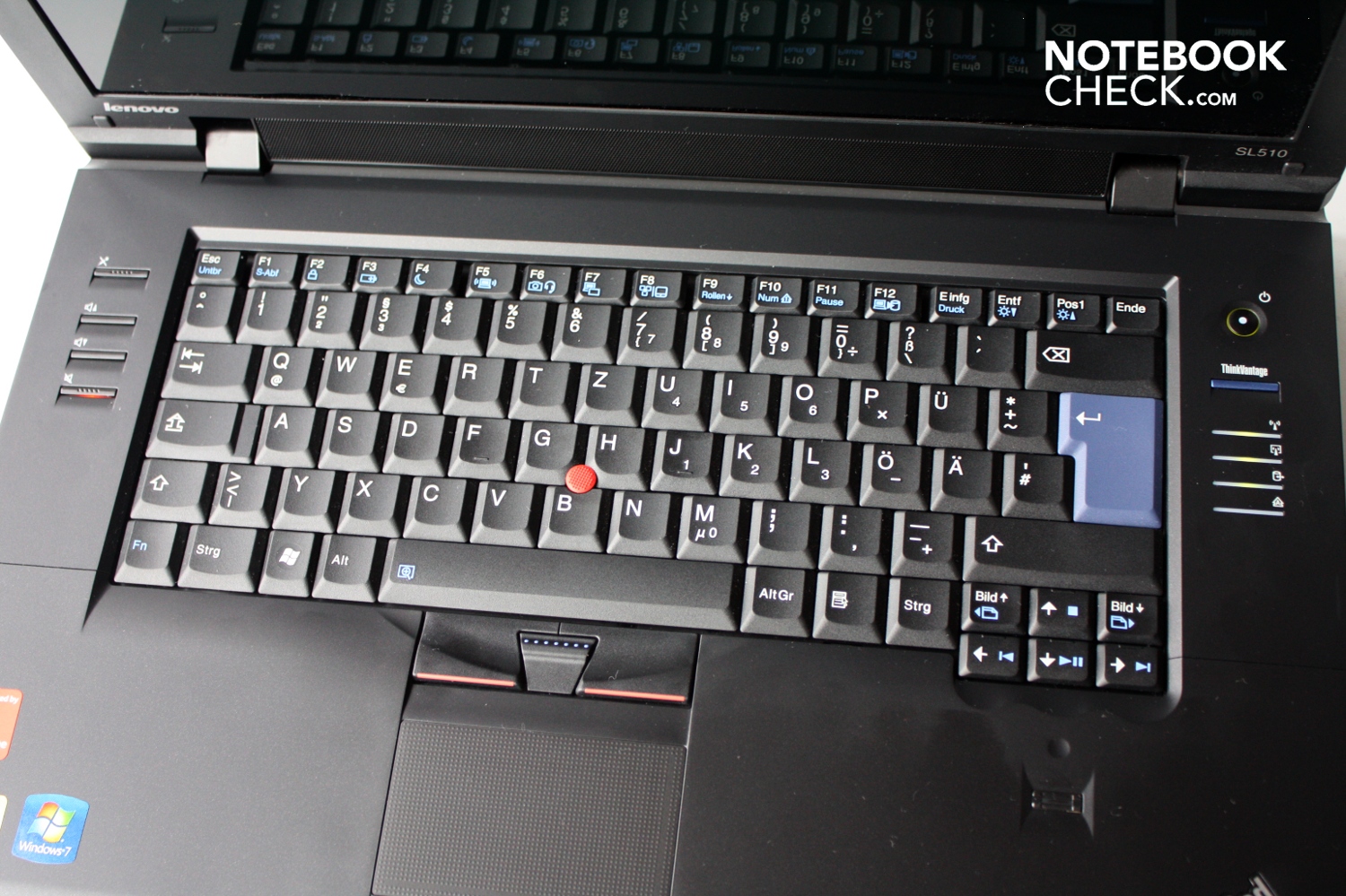 Review Lenovo ThinkPad SL510 Notebook - NotebookCheck.net Reviews