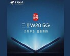 Samsung W20 5G teaser (Source: China Telecom)