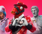 Fortnite players can currently enjoy a Valentine's Day theme. (Source: Epic Games)