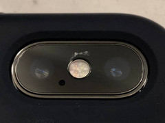 Some iPhone X users are complaining that their lens covers are cracking. (Source: Apple)