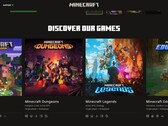 Official Minecraft website today (Source: Own)