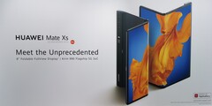 The Huawei Mate Xs has an 8-inch display when unfolded. (Image source: Notebookcheck)