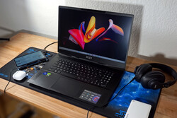 The MSI Stealth 17 Studio A13VH-014 was provided by MSI