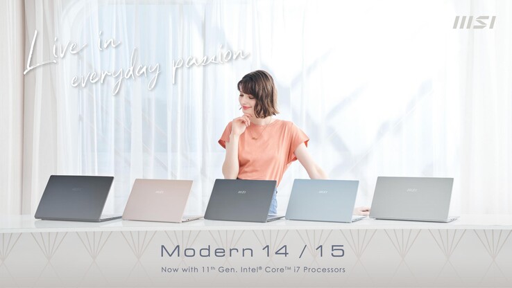 MSI Modern Series is available in a variety of colors including Carbon Gray, Beige Mousse, and Bluestone.