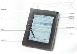 The original ThinkPad: A "small" tablet computer. Image via 1000 BiT