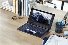 The new Asus ZenBook series features the ScreenPad 2.0 secondary display. (Image source: Asus)