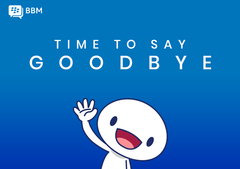 BBM for consumers is shutting down on MAy 31. (Source: BBM Blog)