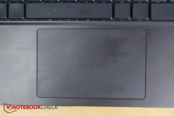 The touchpad with corner switch (top left)