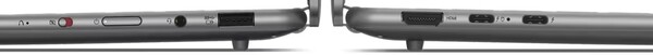 The port selection of the Slim 7i (Image: Lenovo)