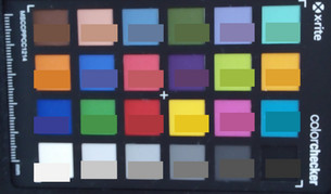 ColorChecker: The target color is in the lower half of each area.