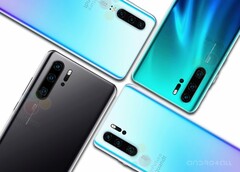 The Huawei P30 Pro features four lenses on its rear side. (Source: Andro4all/WinFuture)