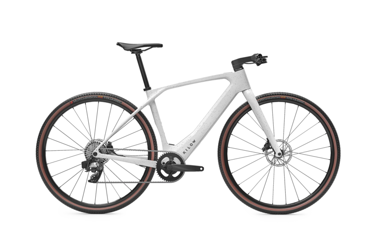 The Kilow Gravel e-bike weighs 11.6 kg (~25.6 lbs). (Image source: Kilow)