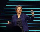 Dr. Lisa Su unveils the 64-core AMD Threadripper 3990X at CES 2020.