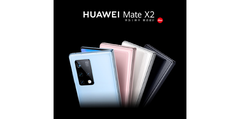 The Mate X2 has 4 color options. (Source: Huawei)
