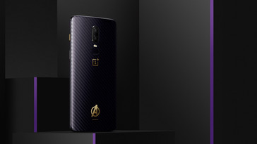 OnePlus 6 Marvel Avengers Limited Edition smartphone. (Source: OnePlus)