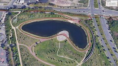 GNSS bike ride: Riding around the pond