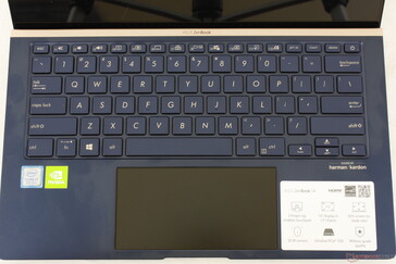 Traditional clickpad replaced with a large 13 x 6.5 cm touchscreen