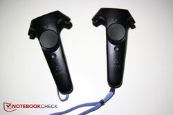 The controllers: The MicroUSB port is at the bottom