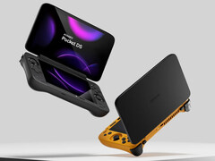 The Ayaneo Pocket DS in its two launch colours. (Image source: Ayaneo)
