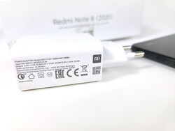 Modular 22.5-Watt charger of the Redmi Note 8 2021