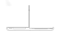 The “Galaxy Z Flip & Slide'' design can transform into two Z Flip phones fused against each other. (Image Source: Samsung)