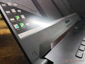 ... but the bottom chin bezel is much thicker than on most other laptops