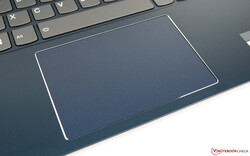 A look at the trackpad on the IdeaPad S540