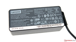 Lenovo includes a 65 W power supply in the box