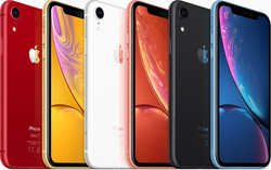 The iPhone XR’s colour options