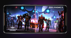 The Asus ROG Phone 2 features a 120Hz display. (Source: Asus)