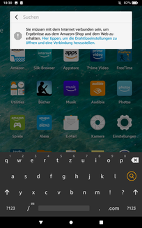 Amazon Fire HD 8 Plus (2020) - Text input