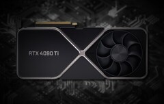 RTX 4090 Ti supposedly breaches the 100 TFLOPS barrier. (Image source: Nvidia (mocked up 3090)/Unsplash - Daniel R Deakin)