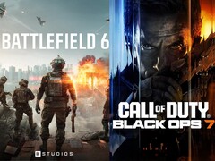 Battlefield 6 and Call of Duty: Black Ops 7 box art (Image source: Sony PlayStation with edits)