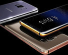 Samsung Galaxy S8 flagships customized by Truly Exquisite in 24K gold, 18K rose gold, and platinum