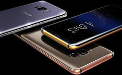 Samsung Galaxy S8 flagships customized by Truly Exquisite in 24K gold, 18K rose gold, and platinum