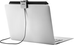 The USB cable dangles against the back of your laptop. (Image source: BenQ)