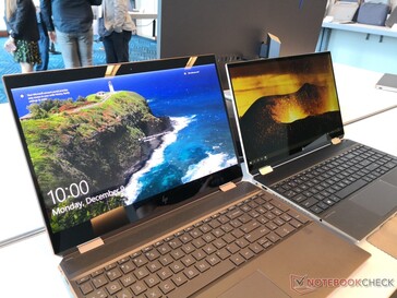 2019 model (left) vs. 2020 model (right). Note the significantly smaller bezels on the latter