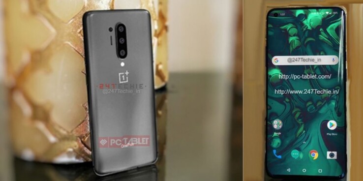 Rear and front of the OnePlus 8 Pro. (Image source: PC-Tablet)