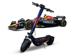 The Red Bull Racing E-Scooter RS ​​1200 AT is only approved for public roads in Austria. (Image source: Red Bull)