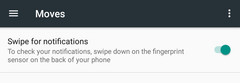 You can now swipe your fingerprint to access your notifications on the Nexus 6P. (Source: Android Central)