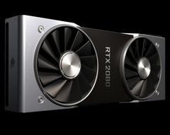The Founders&#039; Edition of the new RTX 2000-series comes with a dual-fan design. (Source: Nvidia)