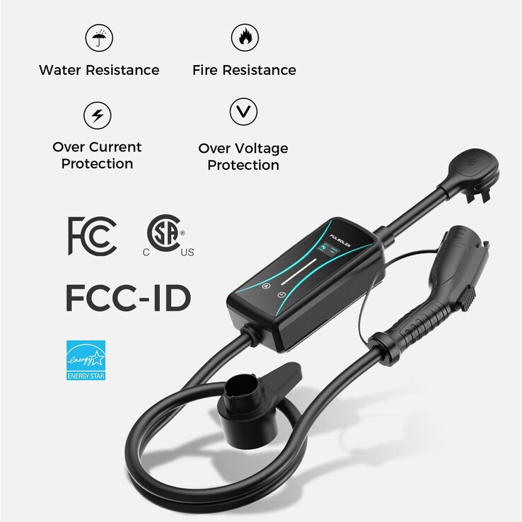 Fulsolen touts its new accessory as a safe, accredited EV charger. (Source: Fulsolen)