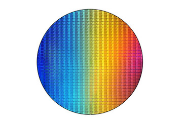 The 8th generation Kaby Lake-R wafer (Source: Intel)