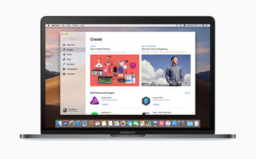 Apple macOS Mojave redesigned App Store