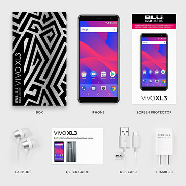 BLU Vivo XL 3 full retail package