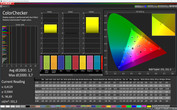 CalMAN color accuracy (sRGB) - profile: simple