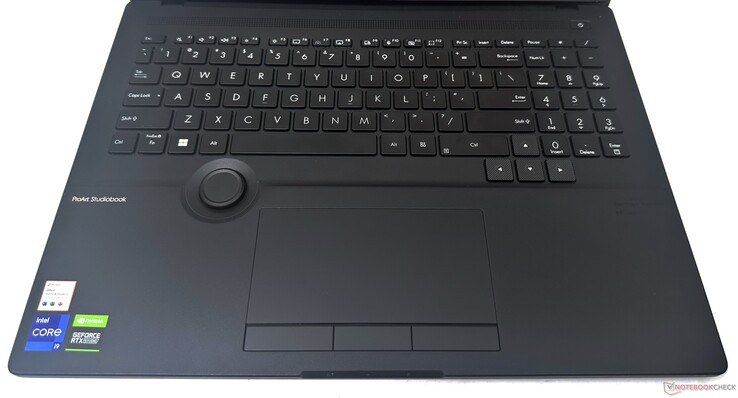 The Asus Dial enables analog-style adjustments in supported apps, but the touchpad is very sensitive
